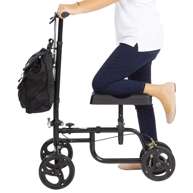 Image of a person using a knee walker